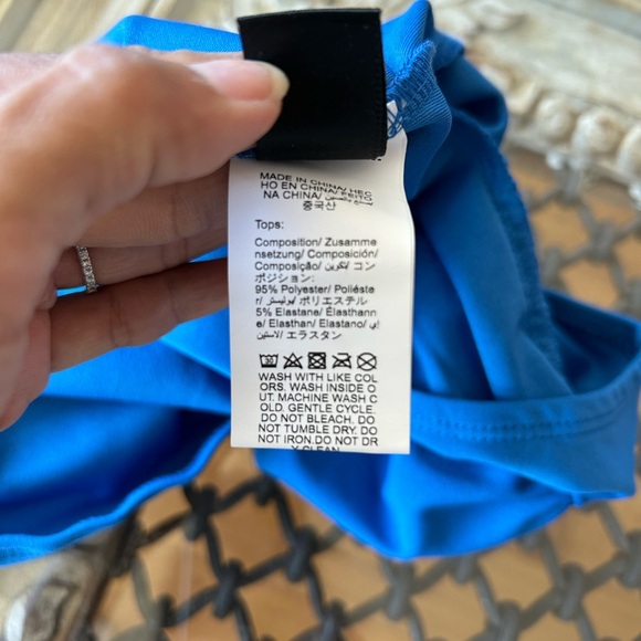 Shein Blue Summer Crop Top - Picture 6 of 6